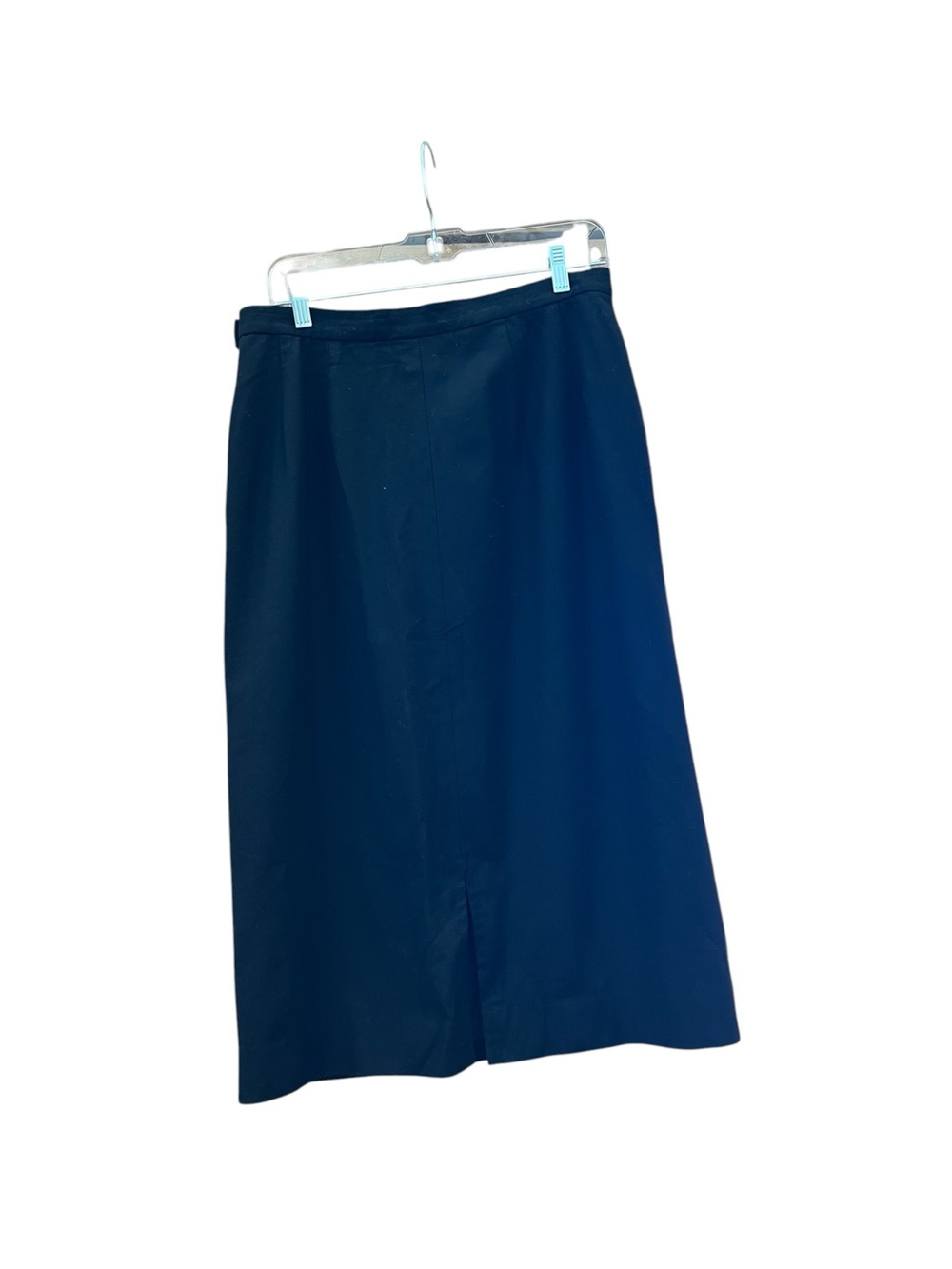 Pendleton Vintage 100% Virgin Wool Black Midi Pencil Skirt Size 16 USA Academia - Picture 3 of 6